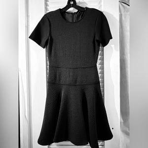Tibi Vika Crochet Flirty Dress - Black, Size 2